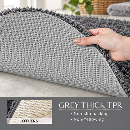 2-Piece Soft Bathroom Rug Set